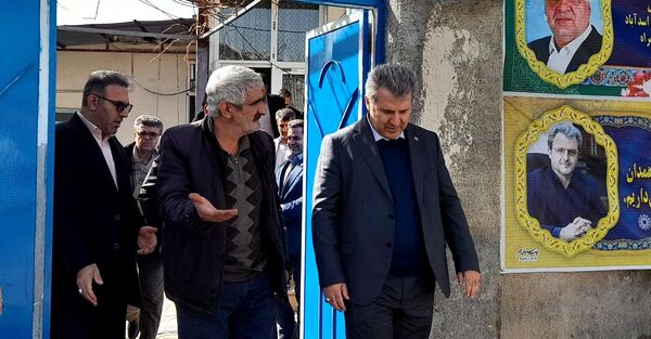 افتتاح پروژه‌های مقاوم‌سازی مسکن روستایی در روستای چشمه‌قنداب 