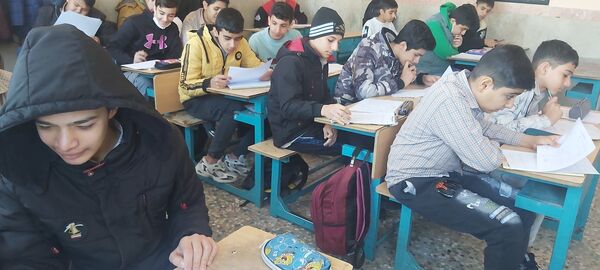 برگزاری آزمون سنجش دستاوردهای یادگیری در مدارس متوسط اول ملارد 