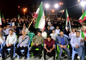  کوهنانی در جوارِ شهیدِ گمنام؛ میثاقِ شبانه برای اقتدار ایران