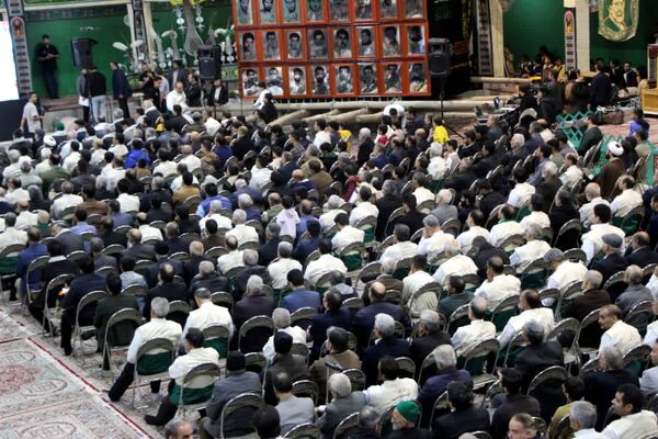 مراسم قرار هشتم و سالگرد حاج قاسم در یزد 