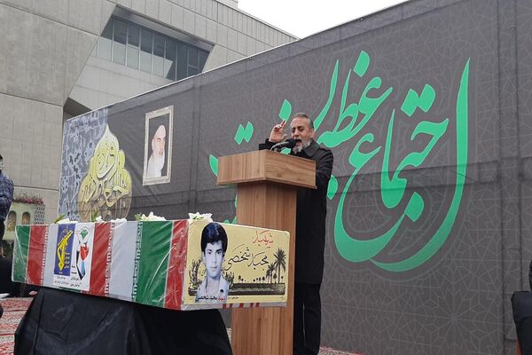 تشیع پیکر شهید مجید شخصی در مشهد