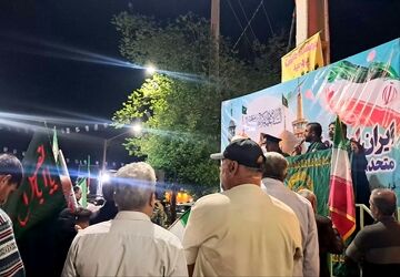 حضور دختران زرقانی در تجمعات شبانه دهه کرامت