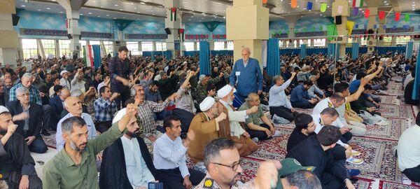 خروش مردم بجنورد علیه جنایات رژیم صهیونسیتی 