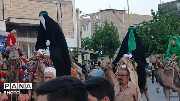 حرکت کاروان نمادین عاشورایی  فرخشهر