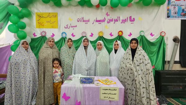 مراسم معنوی اعتکاف در گلوگاه 