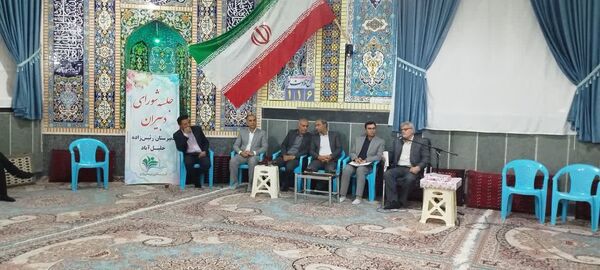  جلسه شورای دبیران دبیرستان رئیس زاده خلیل‌آباد 