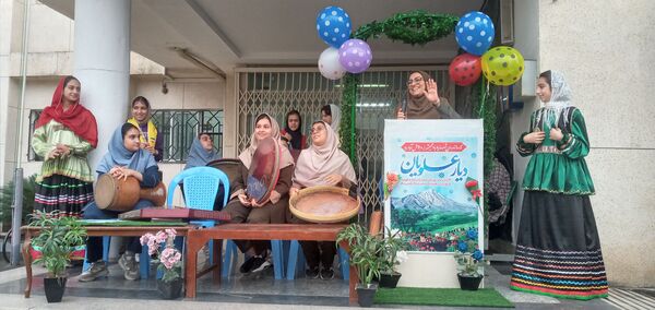 جشن روز مازندران در مدرسه شهید بهداشت قائمشهر