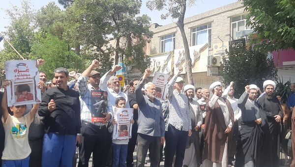 راهپیمایی مردم ولایت‌مدار نیشابور در پی ترور شهید اسماعیل هنیه 