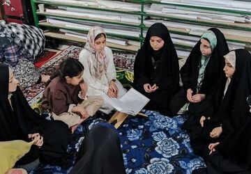 برگزاری مراسم معنوی اعتکاف در مسجد سیدالشهدا شهرستان نورآباد 
