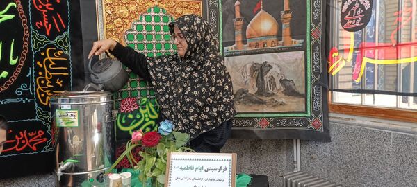 برپایی موکب دانش‌آموزان فراهانی در ایام فاطمیه