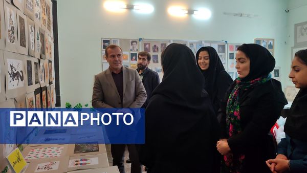 نمایشگاه ماها در هنرستان بصیرت آشخانه