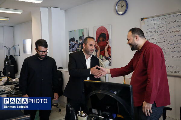 بازدید دبیر قرارگاه عدالت تربیتی وزارت آموزش و پرورش از خبرگزاری پانا