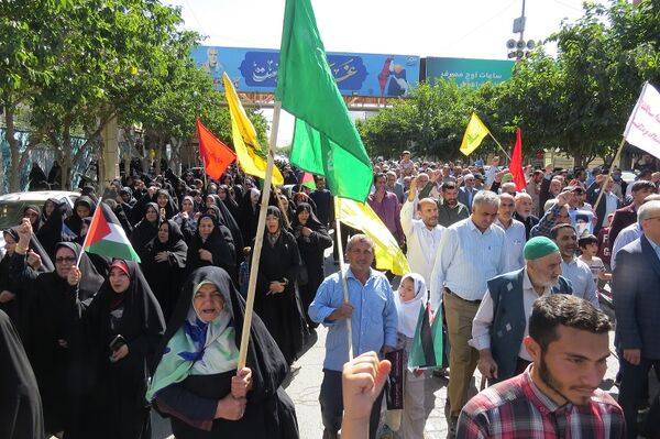 راهپیمایی سراسری محکومیت جنایات رژیم صهیونیستی شهرستان بجنورد