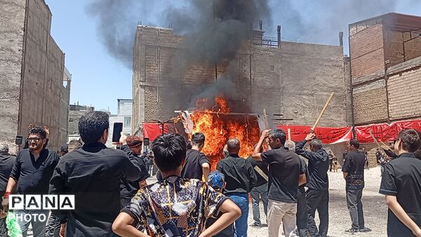 طنین فریاد «یا حسین» در نظرآباد 