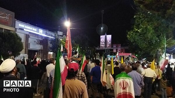 نود و نهمین شب از اجتماعات مردمی نیشابور 