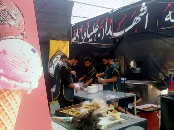 موکبی با رنگ و بوی مقاومت و شهادت 