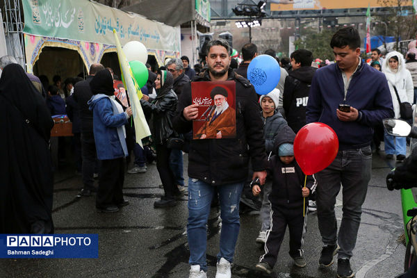 جشن خیابانی نیمه شعبان در تهران
