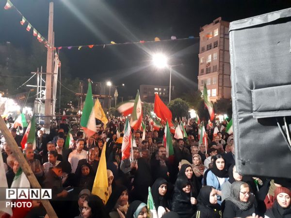 حسینیه امام خامنه ای میزبان سنگربانان نیشابوری 