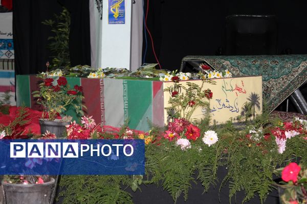 استقبال از شهید خوشنام در گلوگاه 