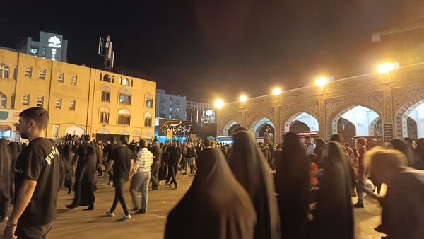 مراسم عزاداری شهادت امام رضا(ع) و شام غریبان در حرم مطهر رضوی 