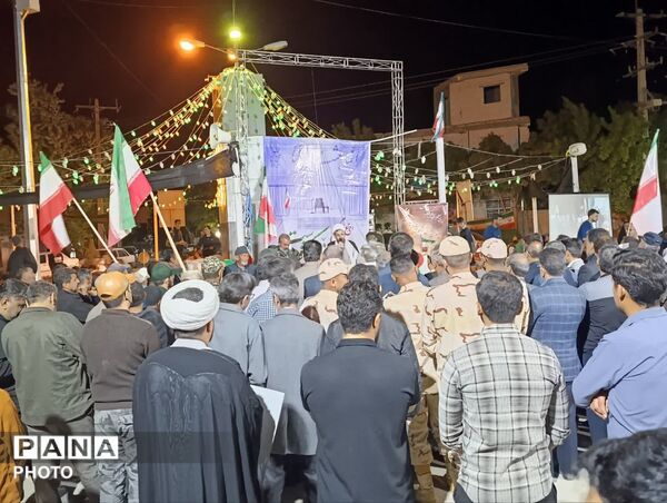 حضور مدیر کل خراسان شمالی در هفتاد و سومین شب از اجتماعات شبانه در شهر غلامان
