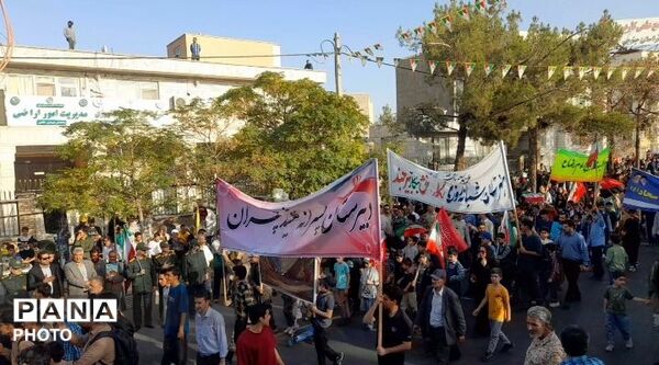 رزمایش جانفدایان ایران در شهرستان بیرجند