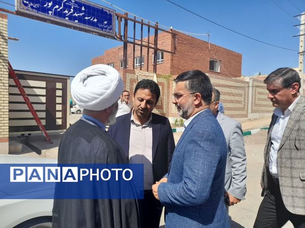 برگزاری مراسم بازگشایی مدارس در دبستان امید پرند و دبیرستان دخترانه شاهد رباط‌کریم