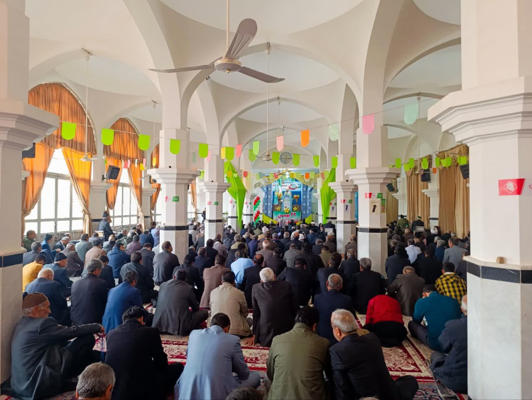 نماز عبادی و سیاسی در شهرستان خلیل آباد