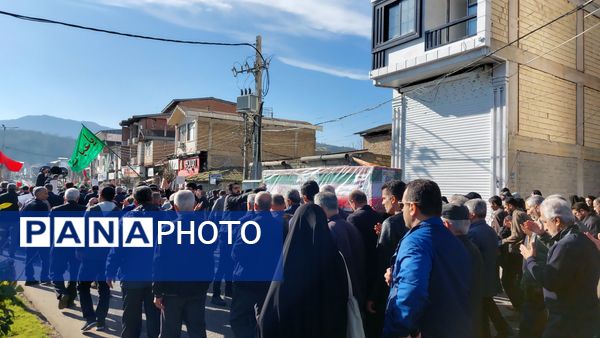 تشییع پیکر شهید مقاومت ملی در املش