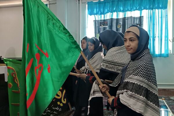مراسم عزاداری حضرت فاطمه(س) در مدارس شهرستان ملارد