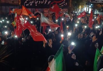 مردم نظرآباد بار دیگر وحدت و استقامت خود را به نمایش گذاشتند