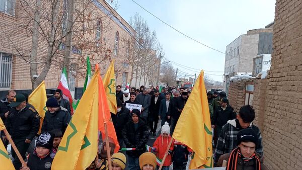 حضور گسترده مردم شهر توره در راهپیمایی۲۲ بهمن، تجلی اتحاد و ایستادگی
