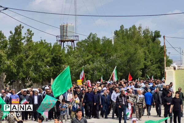 راهپیمایی روز قدس در جویم