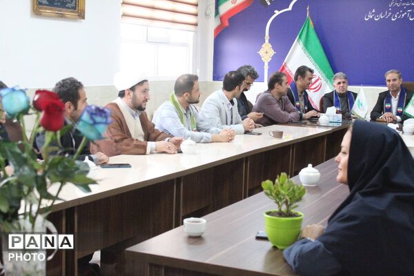 مراسم سالروز تاسیس سازمان دانش آموزی در خراسان شمالی
