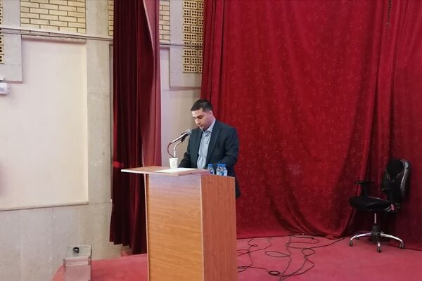 آیین تکریم و معارفه رئیس شعبه اول دادگاه عمومی و رئیس حوزه قضایی شهرستان بیضا 