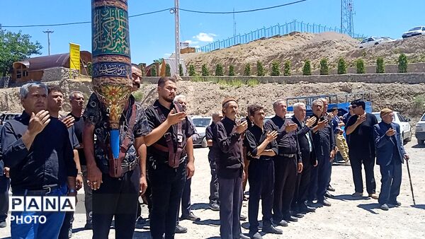 عزاداری چهار مین روز از ماه محرم در بوژ آباد میهمان قاب پانا