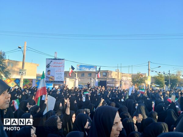 اجتماع بزرگ شهادت سید علی خامنه ای در پلدختر 