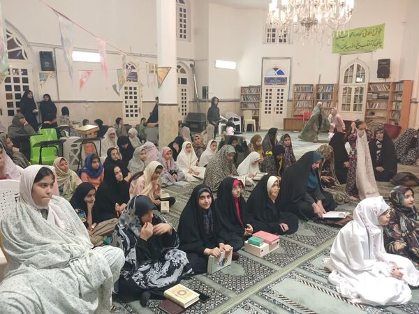 مراسم پرشور اعتکاف دانش‌آموزی در فریدونکنار