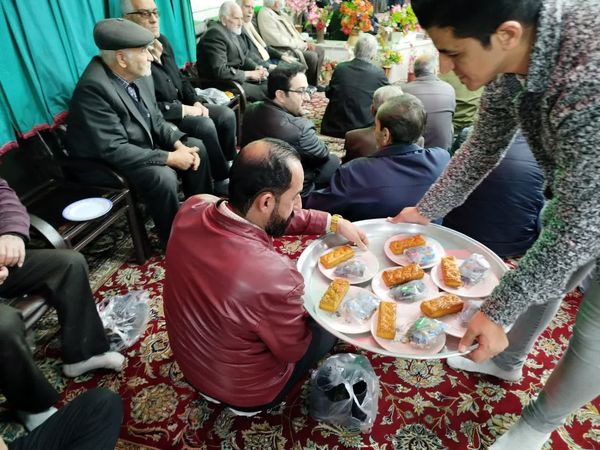 مراسم ولادت حضرت ابوالفضل العباس (ع) در حسینه شهرستان کاشمر 