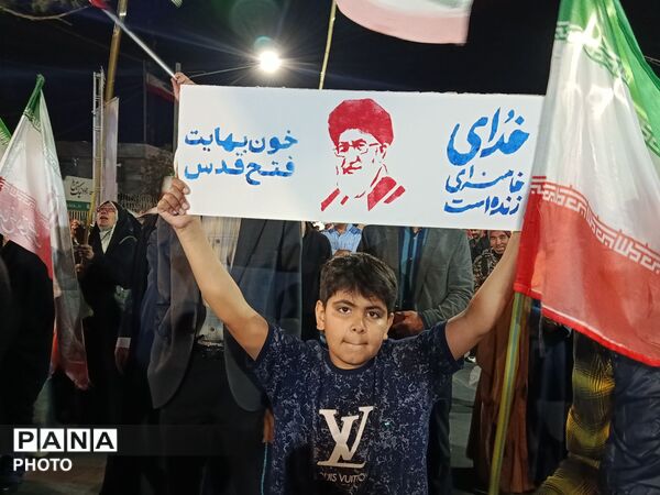 پنجاه و هفتمین شب از اجتماعات مردمی در شهرستان کاشمر 