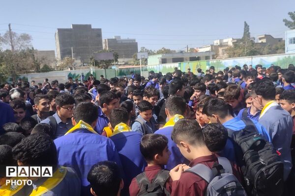 میزبانی مدرسه یاسر از شهید گمنام