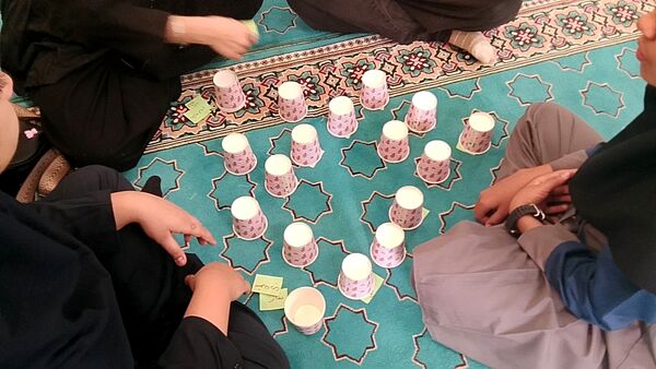 دورهمی دانش آموزان دبیرستان نرجس خاتون(س) روستای ورجان