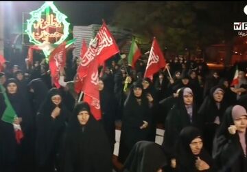 «طنین «انتقام» در بیجار؛ میثاق شبانه با راه رهبر شهید»
