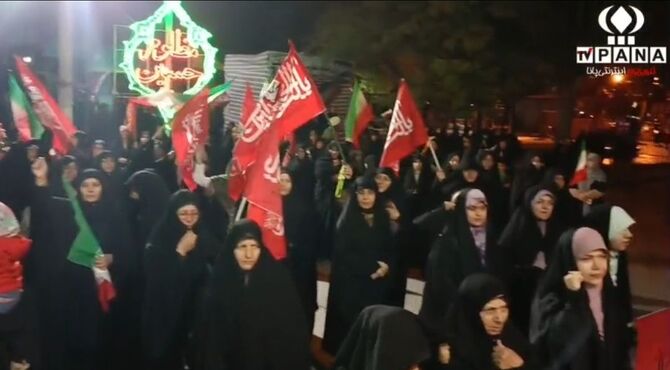 «طنین «انتقام» در بیجار؛ میثاق شبانه با راه رهبر شهید»