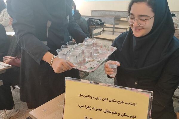 آغاز طرح مکمل یاری با آهن و ویتامین دی در مدارس کهریزک