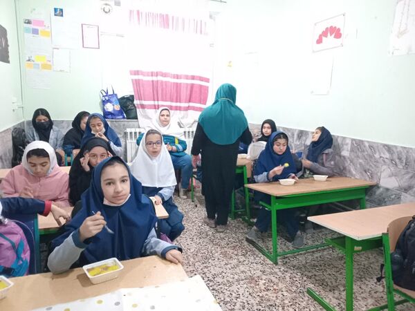 مراسم عزاداری ایام فاطمیه در مدرسه شهید خاقانی شیروان