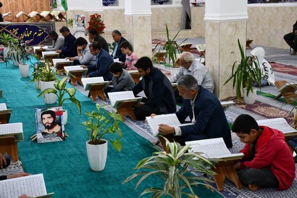ترتیل خوانی قرآن کریم در شبانکاره