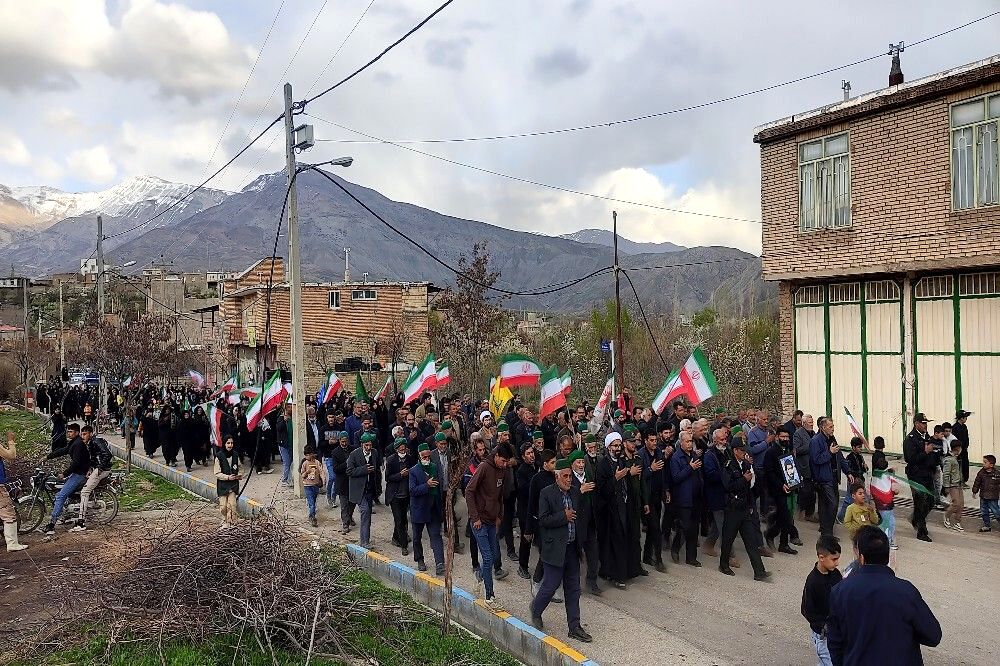 راهپیمایی اربعین شهادت قائد امت در شهر بار نیشابور-۲