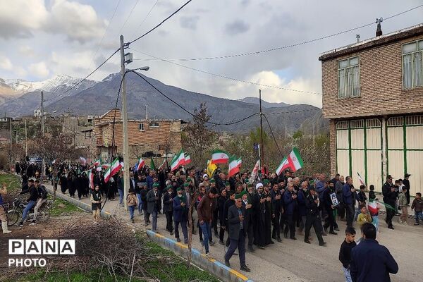 راهپیمایی اربعین شهادت قائد امت در شهر بار نیشابور-۲