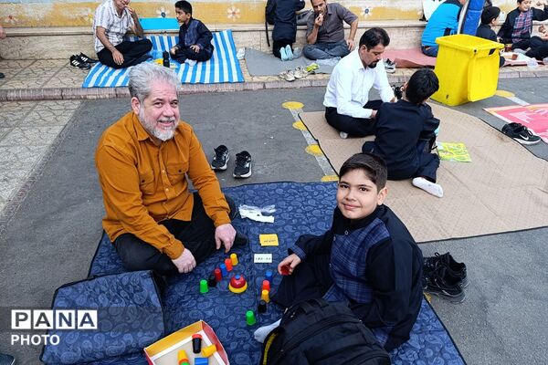 مسابقات ورزشی پدر پسری در دبستان امام علی (ع) شهرری